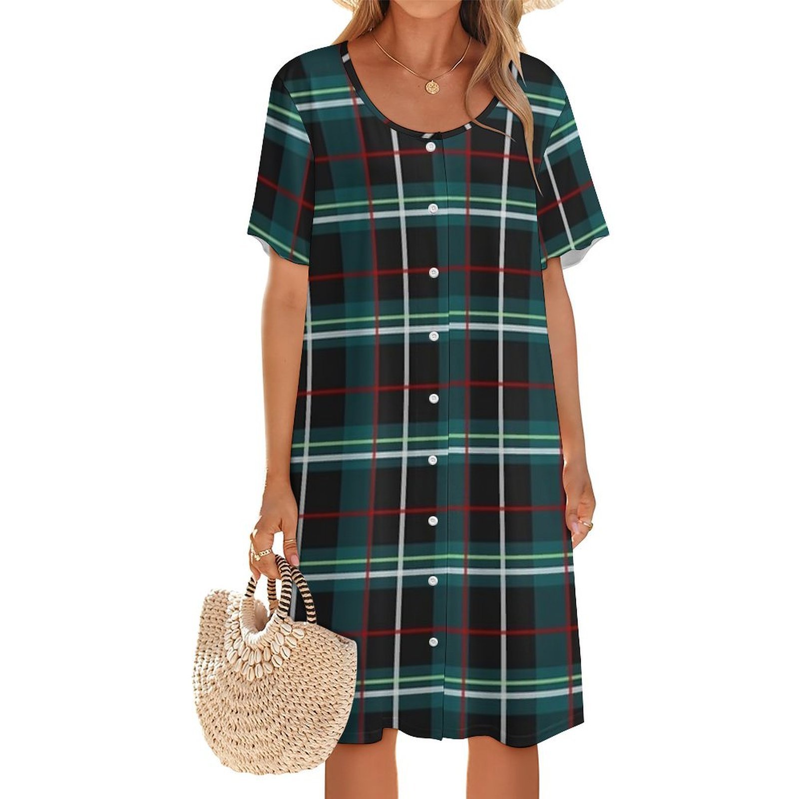 Modello di abito Frankie Stein - Korean Style A Line Shirt Dress recensione e prezzo