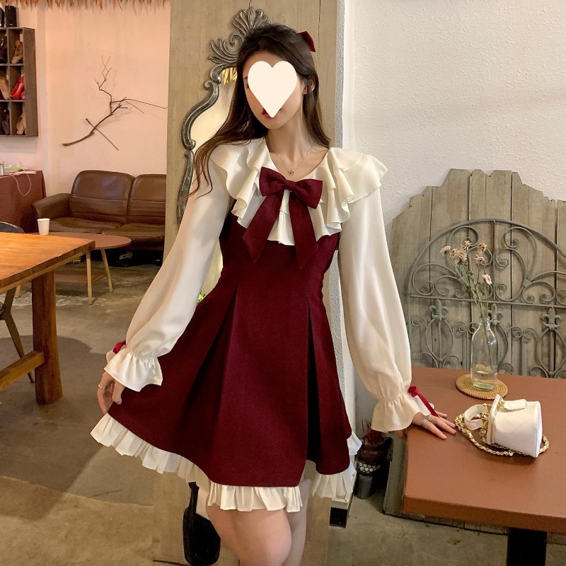 2025 Nuovo Coreano Dolce Vesti - Korean Style A Line Shirt Dress recensione e prezzo