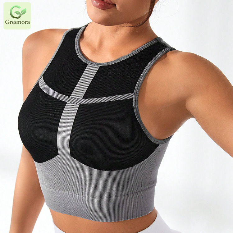 Reggiseno Sportivo Senza Cucit - Seamless Ribbed Workout Tank Top recensione e prezzo